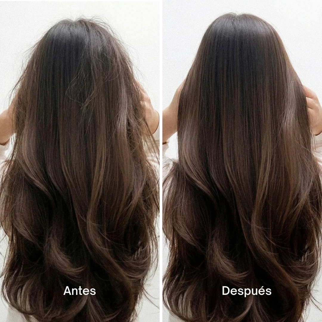 BLOVA GlowBrush® | Mini-cepillo Alisador Portátil.